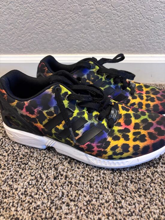 adidas Shoes - Adidas Originals ZX Flux Torison W Rainbow Cheetah Women's Shoes
